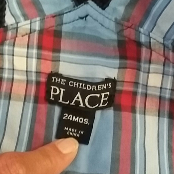 π CHILDREN'S PLACE - Navy Blue Corduroy Overalls - Size 24M - Picture 6 of 8